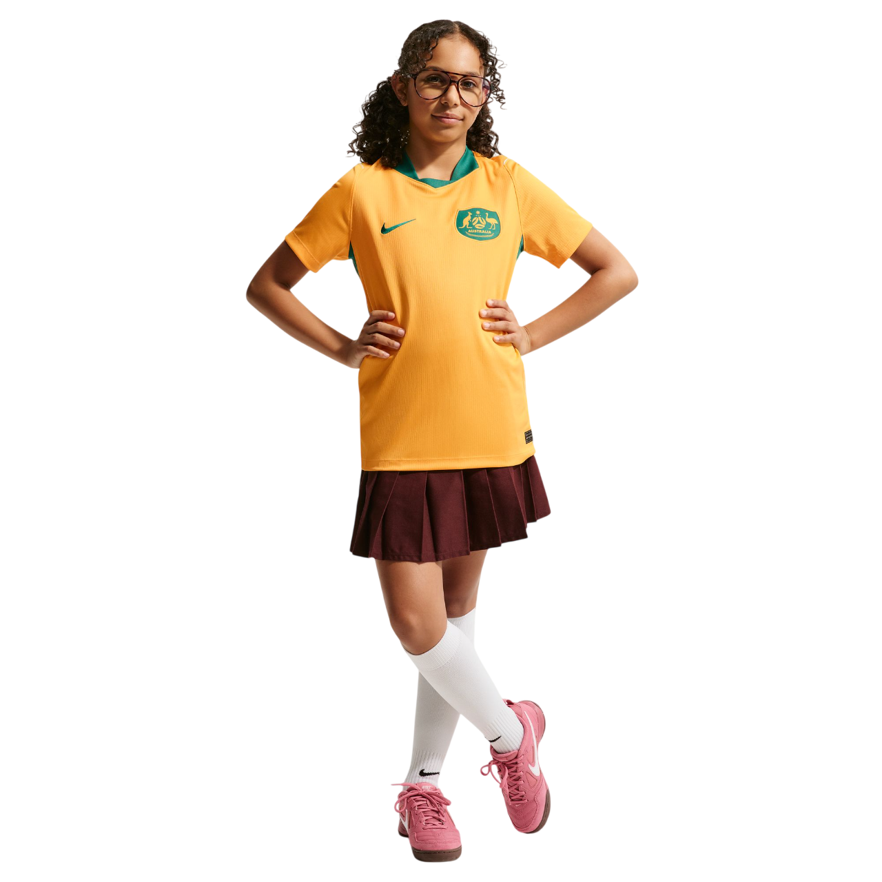 Australia 26/27 Youth Home Jersey